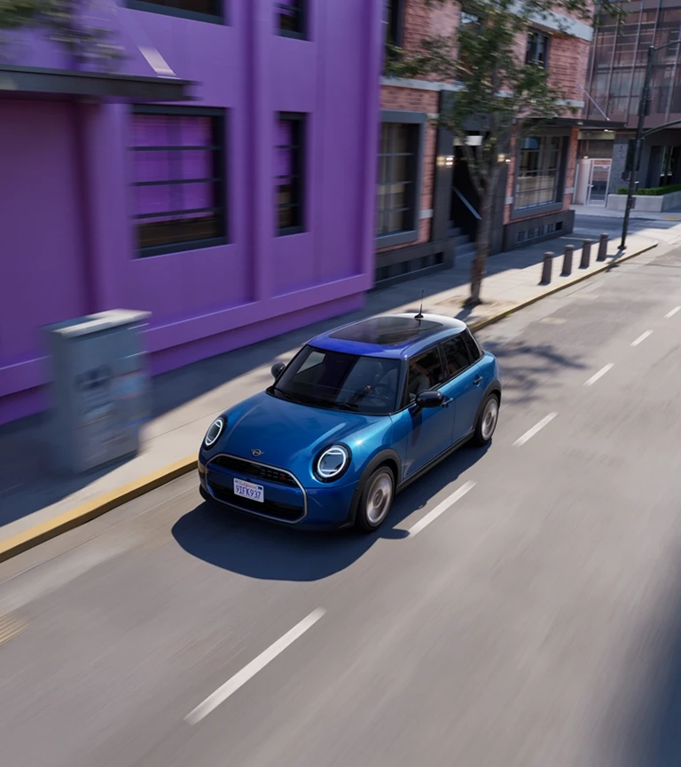 Stage all electric mini cooper