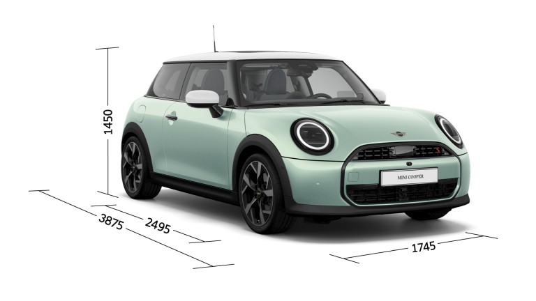 MINI Cooper 3도어 - 치수 - 소개 이미지